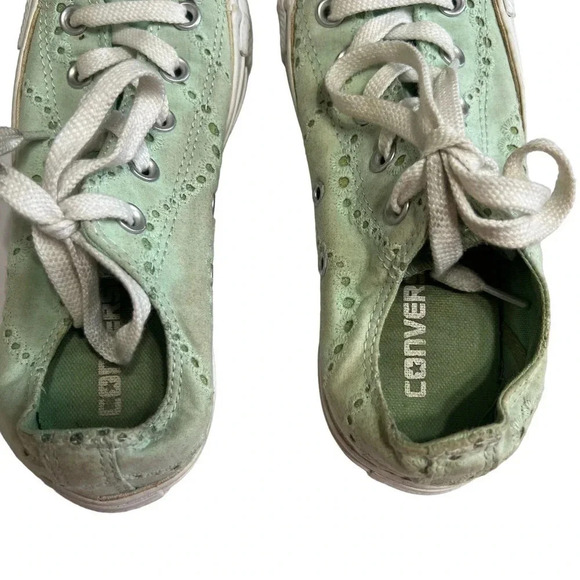 Converse All Star Chuck Taylor Women's Mint Green Sneakers Size 6 - Picture 4 of 7